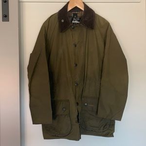 Classic Barbour Beaufort Olive Jacket 40